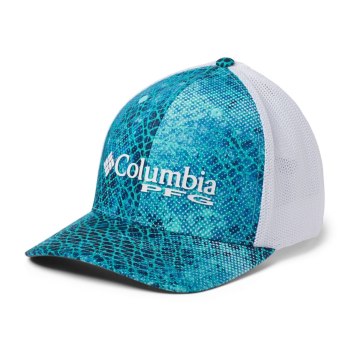 Columbia PFG Camo Mesh Ball, Gorras Turquesa Claro Para Mujer | 547310-YMR